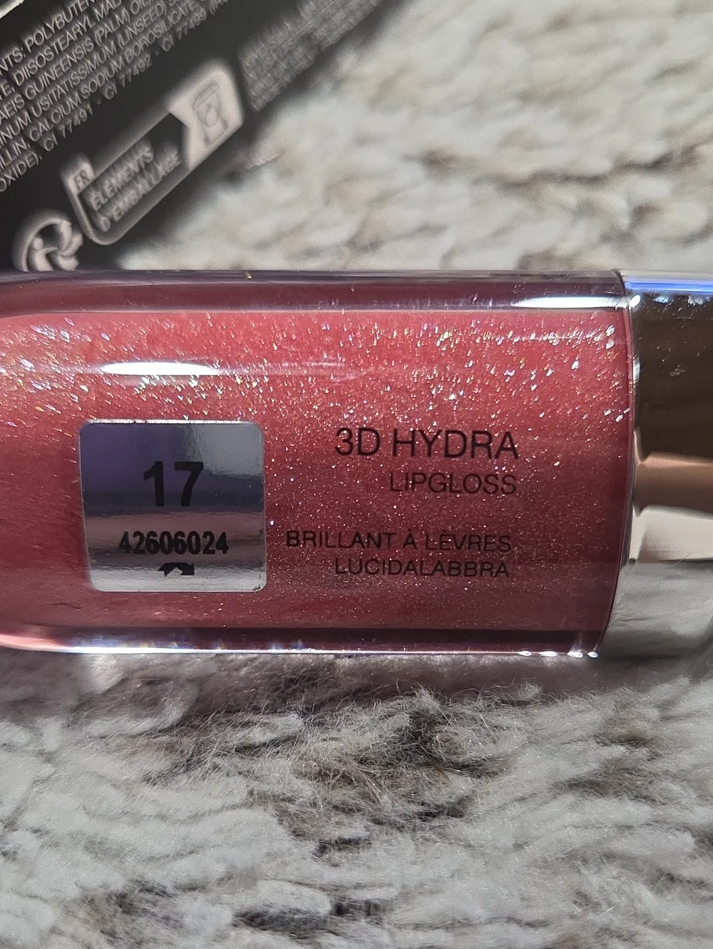 Milano 3D Hydra Lip Gloss - Shimmery Rose Pink (17)